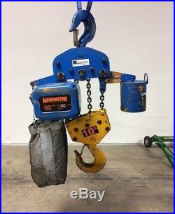Harrington 10-Ton Electric Chain Hoist Rigging & Lifting