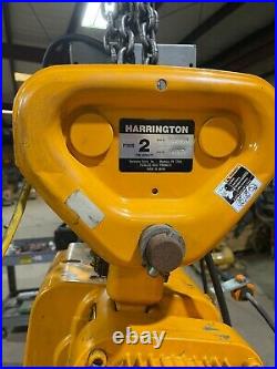Harrington 2 Ton Electric Chain Hoist, 460V, Model NER020L
