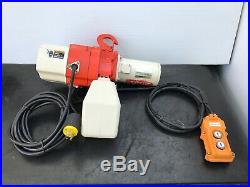 Harrington 400lb Capacity Model # Ed2b-293 10 Ft Chain Electric Chain Hoist