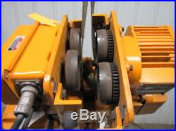 Harrington ER020L Electric Chain Hoist 4000 lb 20' Lift 460V WithMotorized Trolley