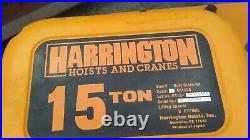Harrington ER150S 15 Ton Electric Chain Hoist, 230/460V