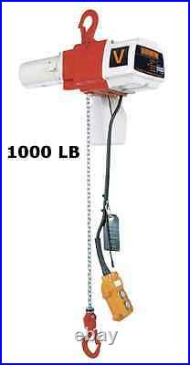 Harrington Ed-v Mini Electric Chain Hoist, 1000 Lb Capacity