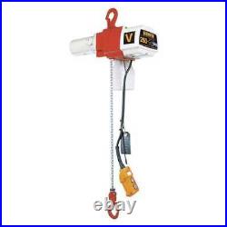 Harrington Ed250v-10 Electric Chain Hoist, 250 Lb, 10 Ft, Hook Mounted No