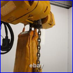 Harrington IBBQ 2 Ton 4000LB Electric Chain Hoist 230/460V 3PH 20' Lift 14FPM