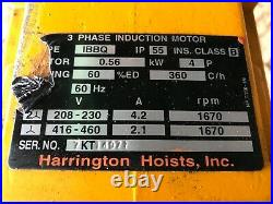 Harrington NER005L 1/2 Ton Chain Hoist