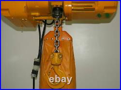 Harrington NER010L 1 Ton Electric Chain Hoist 12'6 Lift 16 FPM 230/460V 3PH