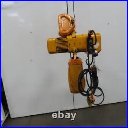 Harrington NER010L 1 Ton Electric Chain Hoist 208-230/460V 3Ph 10' Lift 16FPM