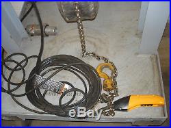 Harrington NER010L 1 Ton Size D Electric Chain Hoist