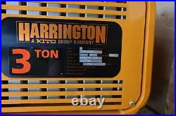 Harrington NER030CD-20 Electric Chain Hoist, 6,000 lb Load Capacity, 20 ft