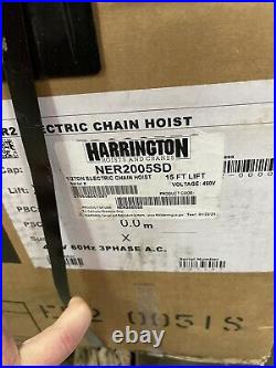 Harrington NER2005SD Electric Chain Hoist