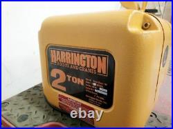 Harrington SNER020L-20 1.2 HP 20 Ft Hoist Lift 4,000 Lb Cap Electric Chain Hoist
