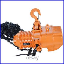 Industrial 1 Ton Electric Chain Hoist Handling Winches Rigging Lifting