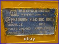 Ingersoll Rand Centurion Model CE Electric Chain Hoist 1/2 Ton 1000 Lbs 3 PH