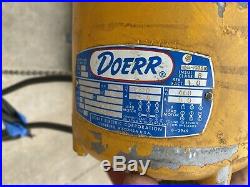 Ingersoll Rand HLF208 1 Ton Electric Chain Hoist With 2.25 HP Doerr Motor