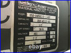 Ingersoll Rand Q50-1ND50E10-114CP Quantum Electric Chain Hoist 1/2 Ton