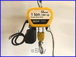 Ingersoll Rand Quantium Electric Chain Hoist, 1-Ton, Q50-2ND100H10-6-4, Crane