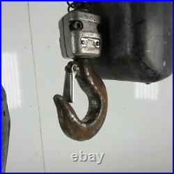 Ingersoll Rand Quantum 1/4 Ton Electric Chain hoist 13' Lift 5/16 2 Speed 480V