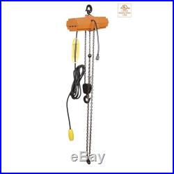 JBLIFT 1-Phase Single Speed Electric Chain Hoist, 800lbs Capacity, 10'Lift with