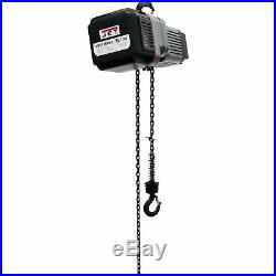 JETV Series Electric Chain Hoist -1/2-Ton Cap 20ft Lift 3-Phase Model# 185021