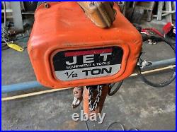 Jet 1/2 Ton Electric Chain Hoist 110-120v