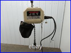 Jet 1/2SS-3C-10 Electric Chain Hoist 1/2 Ton 1000lbs 10' Lift 230/460V 3Ph