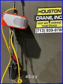 KoneCrane 1/2 Ton Electric Chain Hoist, CLX05C041050, 17 FT Lift, 460-3-60 V