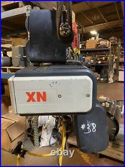 KoneCranes XN101008B1STDF 1 Ton Electric 15Ft Chain Hoist 460V 3PH Load Tested