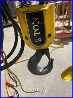 Konecrane 2 Ton Electric Chain Hoist, XN10200015P16S2C, 15 FT Lift, 460-3-60V