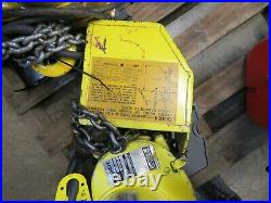 LiftTech Budgit Electric Chain Hoist 1Tn 460V 3 Phase Plug/Direct In (Lot of 2)