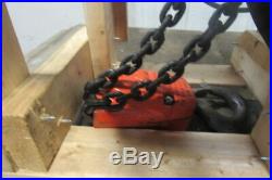 Lodestar RR Electric Chain Hoist 2 Ton 20'Lift 16FPM 635 Trolley 230/460V 3PH