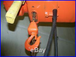 Lynx Duff / Coffing 1/2Ton Electric Chain Hoist Less Than 5hours Use Works Great