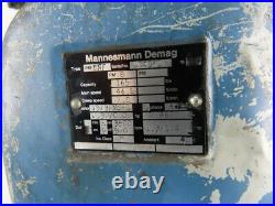 Mannesmann Demag PM8NF 165 Lbs. Capacity 46.8Ft/Min 460V Chain Hoist Crane