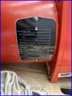 Milwaukee Professional Electric Chain Hoist 1 Ton 15' Lift Model #9567 (Q-16)