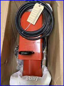 Milwaukee Professional Electric Chain Hoist 1-Ton Capacity 15' Lift 9567 (Y-10)