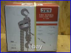 New JET Manual Chain Hoist 5 Ton Capacity 10ft. Lift Model S90-500-10 101950