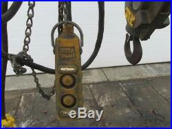P&H Harnischfeger 8A23-51 Zip Lift 1/2 Ton Electric Cable Chain Hoist 25' Lift