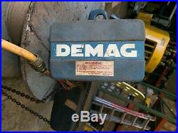 Pre-Owned Demag Electric Chain Hoist (#DKUN 2-250 K V1F4) 1100 LBS