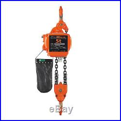 ProWinch 2 Speed 5 ton Electric Chain Hoist 30 ft G100 Chain M4/H3 230/460V W