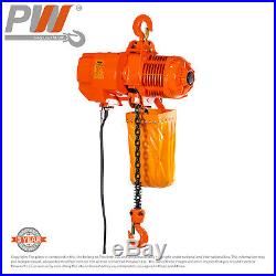 ProWinch 2 Ton Electric Chain Hoist 20ft G100 Chain M4/H3