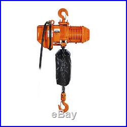 Prowinch 1 Ton Electric Chain Hoist 20ft G100 Chain M4/H3 208240/380/460V