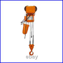 Prowinch 1 Ton Electric Chain Hoist Power Trolley 20 ft. G80 Chain M3/H2 110/
