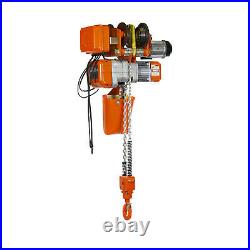 Prowinch 1 Ton Electric Chain Hoist Power Trolley 20 ft. G80 Chain M3/H2 220/240
