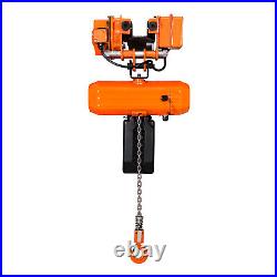 Prowinch 1000 lb Electric Chain Hoist Power Trolley 115V/230V 20ft G100 Chain UL