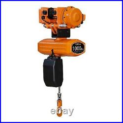 Prowinch 1000 lb Electric Chain Hoist with Power Trolley 115V 20 ft. G100 Cha