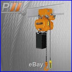 Prowinch 2 Speed 3 Ton Electric Chain Hoist Power Trolley 30 ft. G100 Chain M