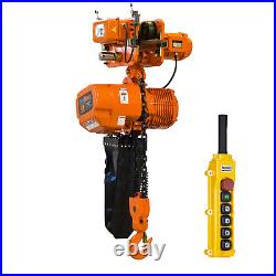 Prowinch 2 Speed 5 Ton Electric Chain Hoist Power Trolley 30 ft. G100 Chain M4/H
