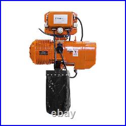 Prowinch 2 Ton Electric Chain Hoist with Electric Trolley Double Speed 20ft Lift