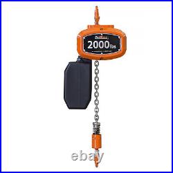 Prowinch 2000 lb Electric Chain Hoist 20ft G100 Chain M4/H3 220240/460V UL