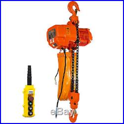 Prowinch 5 Ton Electric Chain Hoist 30ft G100 Chain M4/H3 208240/380/460V