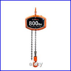 Prowinch 800 lb Wireless Electric Chain Hoist 115/230V 20 ft G100 Chain UL Certi
